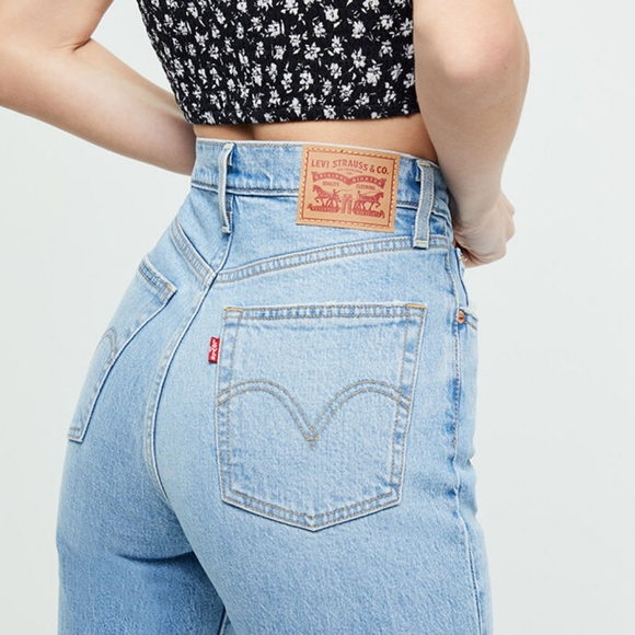 Levi's Ribcage Straight High Rise Jeans Tango Love - Picture 3 of 9